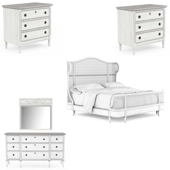 ART Furniture - Somerton 5 Piece Queen Bedroom Set in Fleur de Sel - 303145-2824-5SET