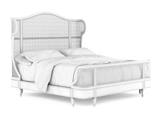 ART Furniture - Somerton Eastern King Cane Shelter Bed in Fleur de Sel - 303146-2824 - GreatFurnitureDeal