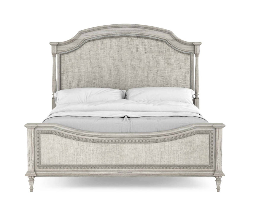 ART Furniture - Somerton Eastern King Upholstered Panel Bed in Vintage Linen - 303156-2817