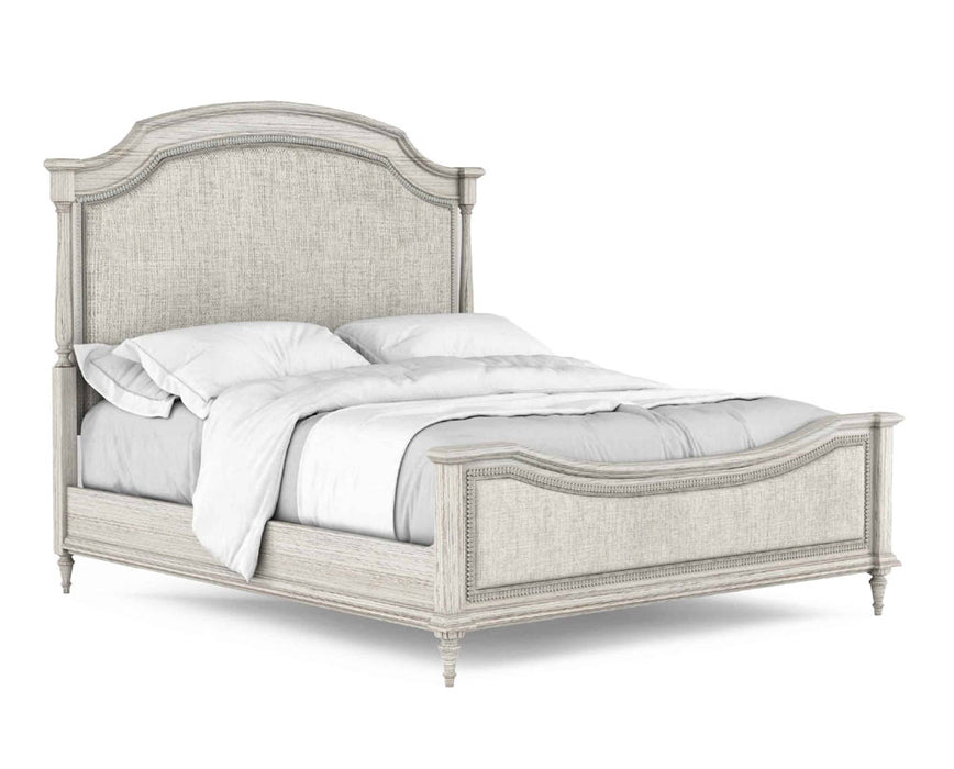 ART Furniture - Somerton Queen Upholstered Panel Bed in Vintage Linen - 303155-2817