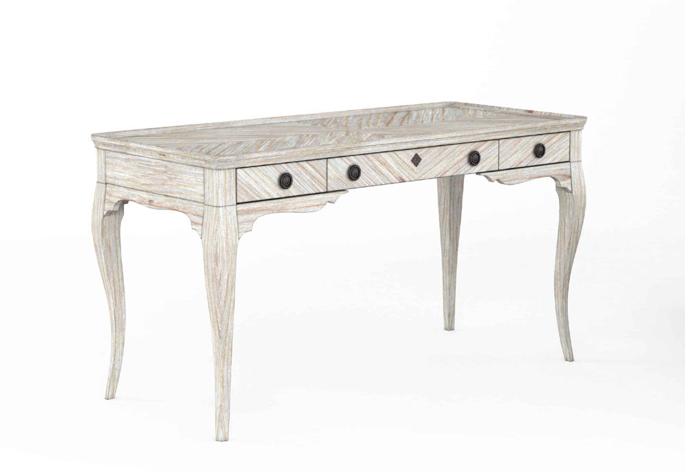 ART Furniture - Somerton Vanity Desk in Weathered Pine - 303182-2608 - GreatFurnitureDeal
