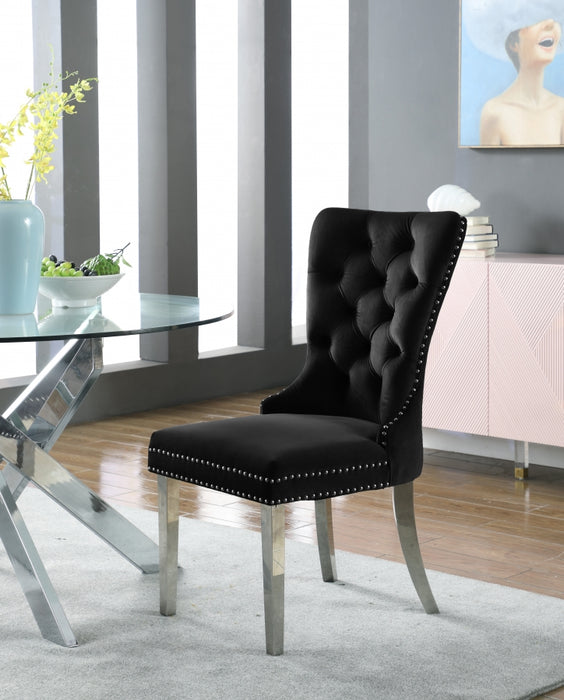 Meridian Furniture - Carmen Dining Chair in Black (Set Of 2) - 743Black-C