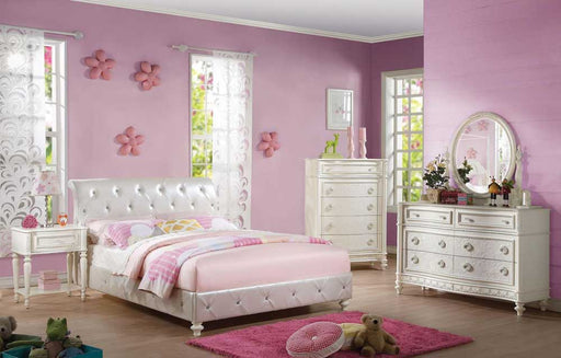 Acme Furniture - Dorothy 6 Piece Twin Bedroom Set in Ivory - 30340T-6SET - GreatFurnitureDeal