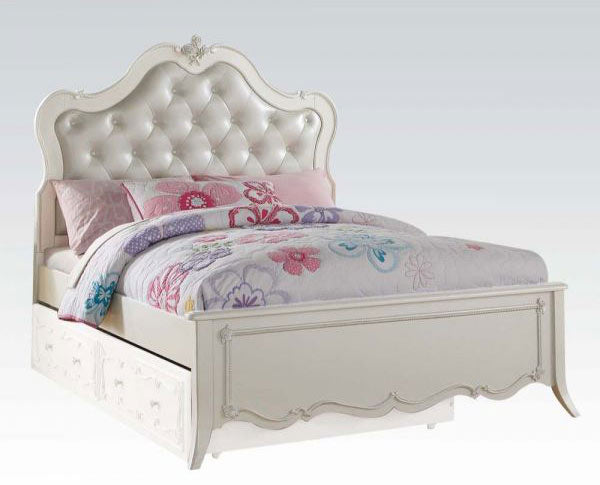 Acme Furniture - Edalene 6 Piece Full Bedroom Set in Pearl White - 30500F-6SET