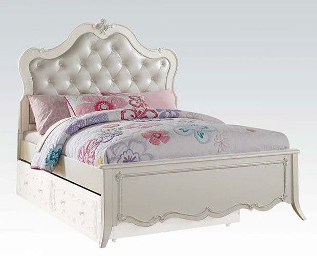 Acme Furniture - Edalene 5 Piece Twin Bedroom Set in Pearl White - 30505T-5SET - GreatFurnitureDeal