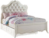 Acme Furniture - Edalene Full Bed in Pearl White - 30500F - GreatFurnitureDeal