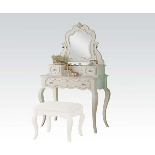 Acme Furniture - Edalene Vanity Desk in Pearl White - 30516 - GreatFurnitureDeal