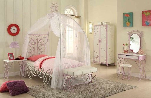 Acme Furniture - Priya II 5 Piece Full Bedroom Set in White - 30535F-5SET - GreatFurnitureDeal