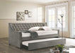 Coaster Furniture - Chatsboro Silver Upholstered Daybed - 305883 - GreatFurnitureDeal
