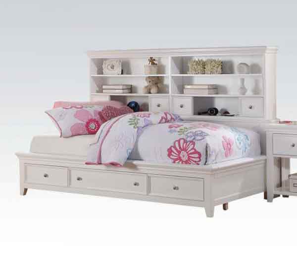 Acme Furniture - Lacey 3 Piece Twin Bedroom Set in White - 30590T-3SET