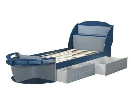 Acme Furniture - Neptune II Twin Bed in Gray & Navy - 30620T - GreatFurnitureDeal