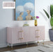 Meridian Furniture - Anastasia Sideboard-Buffet in Pink Lacquer - 319 - GreatFurnitureDeal