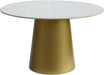 Meridian Furniture - Sorrento Dining Table in Gold - 727-T - GreatFurnitureDeal