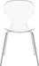 Meridian Furniture - Clarion Dining Chair Set of 2 in Chrome - 771-C - GreatFurnitureDeal