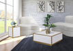 Meridian Furniture - Glitz 3 Piece Occasional Table Set in Gold - 242-3SET - GreatFurnitureDeal