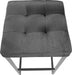 Meridian Furniture - Nicola Velvet Counter Stool Set of 2 in Grey - 904Grey-C - GreatFurnitureDeal