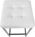 Meridian Furniture - Nicola Faux Leather Counter Stool Set of 2 in White - 905White-C - GreatFurnitureDeal