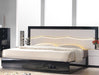 J&M Furniture - Turin Light Grey and Black Lacquer 3 Piece Eastern King Platform Bedroom Set - 17854-K-3SET - GreatFurnitureDeal