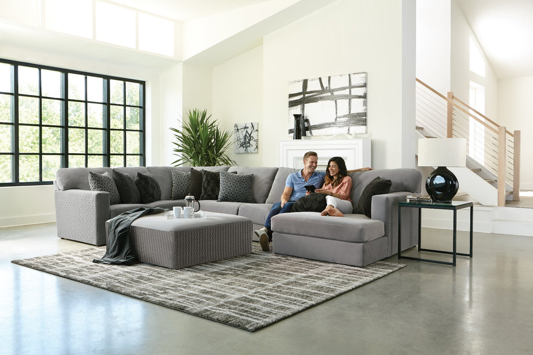 Jackson Furniture - Carlsbad 5 Piece Sectional in Charcoal - 3301-62-59-30-76-28-CHARCOAL - GreatFurnitureDeal
