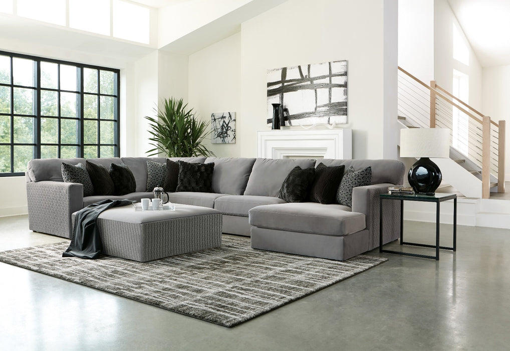 Jackson Furniture - Carlsbad 4 Piece Sectional in Charcoal - 3301-62-59-30-76-CHARCOAL