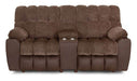 Franklin Furniture - Westwood Reclining Console Loveseat w/Storage in Atlantic Mink - 34134-MINK - GreatFurnitureDeal
