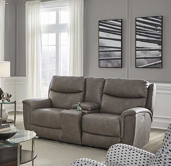 Southern Motion - Ovation Power Headrest Loveseat W/Console , Hidden Cupholders, Next Level, & Wireless Charging - 343-78P NL WC-MTO - GreatFurnitureDeal