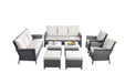 GFD Home - outdoor wicker sectional sofa set 1S+1S+3S+3S00 - GreatFurnitureDeal