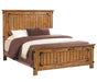 Coaster Furniture - Brenner Eastern King Panel Bed in Rustic Honey - 205261KE
