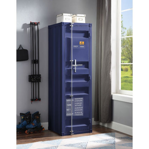 Acme Furniture - Cargo Wardrobe (Single Door) in Blue - 35941 - GreatFurnitureDeal
