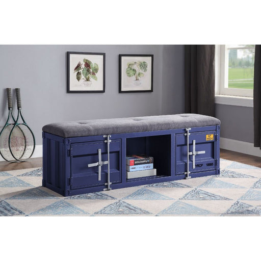 Acme Furniture - Cargo Bench (Storage) in Blue - 35942 - GreatFurnitureDeal