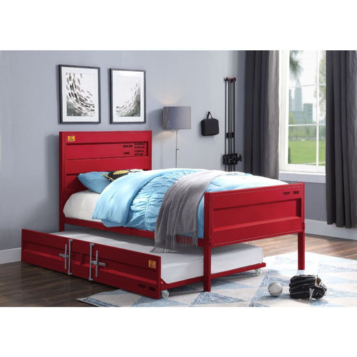 Acme Furniture - Cargo Twin Bed in Red - 35950T - GreatFurnitureDeal