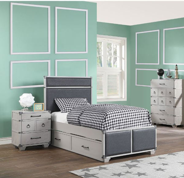 Acme Furniture - Orchest 3 Piece Full Bedroom Set in Gray - 36125F-3SET - GreatFurnitureDeal