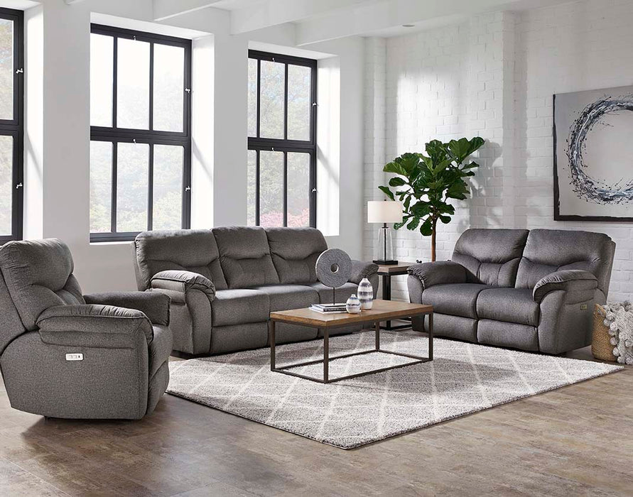 Southern Motion - Power Play 2 Piece Double Reclining Sofa Set W/Dropdwn Table - 363-33-21