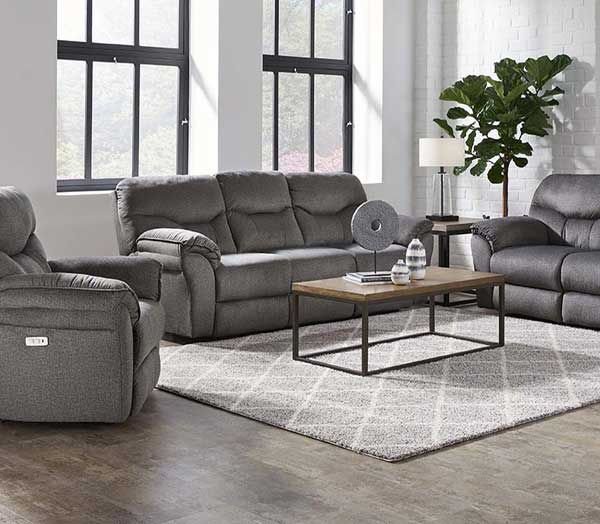 Southern Motion - Power Play Power Headrest Double Reclining Sofa W/Dropdwn Table - 363-63P - GreatFurnitureDeal