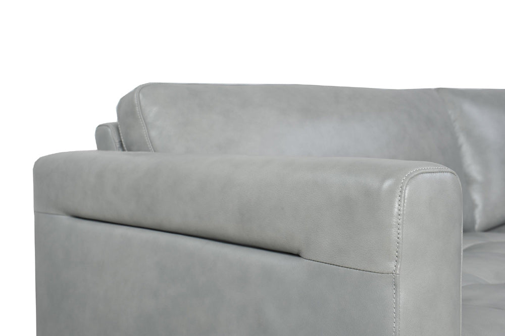 Moroni - Frensen Full Leather Sofa in Grey - 36503BS1173 - GreatFurnitureDeal