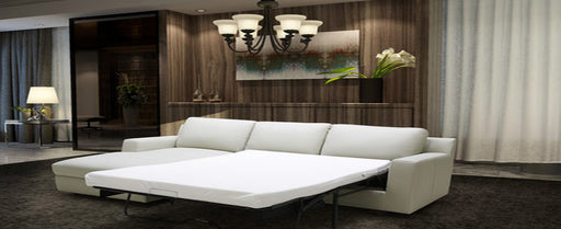 J&M Furniture - Lauren Premium Sleeper Sectional - 4335-LHFC - GreatFurnitureDeal