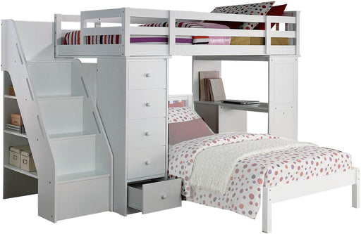 Acme Furniture - Freya Twin Loft Bed - 37145 - GreatFurnitureDeal