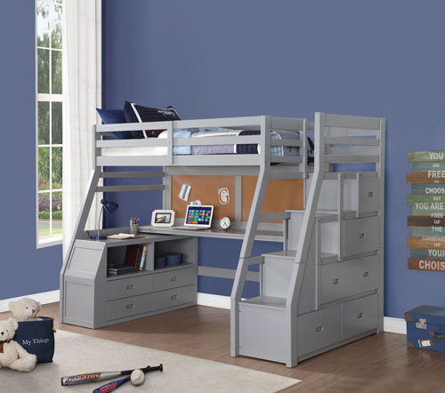 Acme Furniture - Jason II Twin Size Loft Bed - 37445 - GreatFurnitureDeal