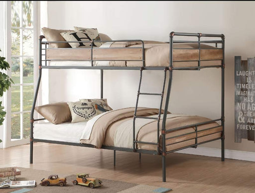 Acme Furniture - Brantley Ii Sandy Black Full Xl Over Queen Bunk Bed - 37735 - GreatFurnitureDeal