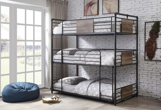 Acme Furniture - Brantley Triple Twin Size Bunk Bed - 37820 - GreatFurnitureDeal