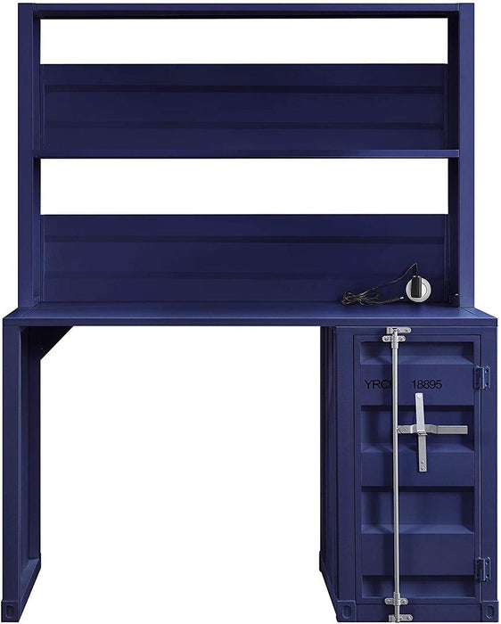 Acme Furniture - Cargo Desk & Chair in Blue - 37907-08 - GreatFurnitureDeal