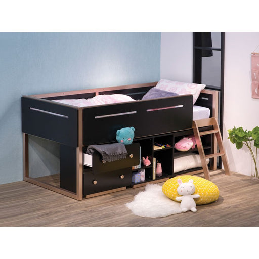 Acme Furniture - Prescott Loft Bed in Black - 37980 - GreatFurnitureDeal