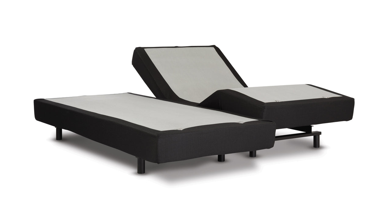 GFD Home - S86 InMotion Silver Power Base Split Queen Bed Frame,Base 30x80x6 - GreatFurnitureDeal