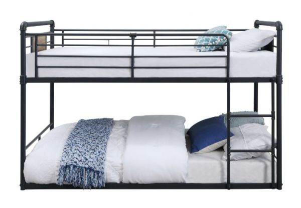 Acme Furniture - Cordelia Twin-Twin Bunk Bed in Dark Bronze Hand-Brushed - 38285