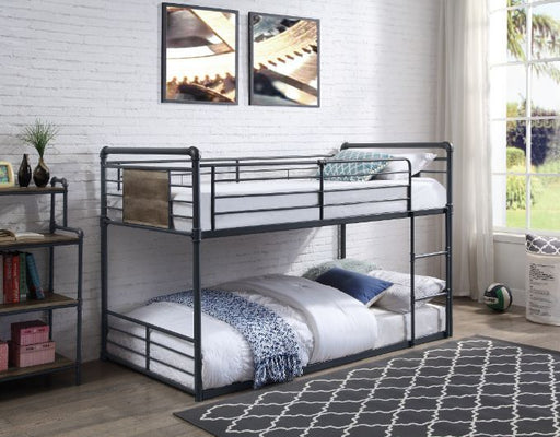 Acme Furniture - Cordelia Twin-Twin Bunk Bed in Dark Bronze Hand-Brushed - 38285 - GreatFurnitureDeal
