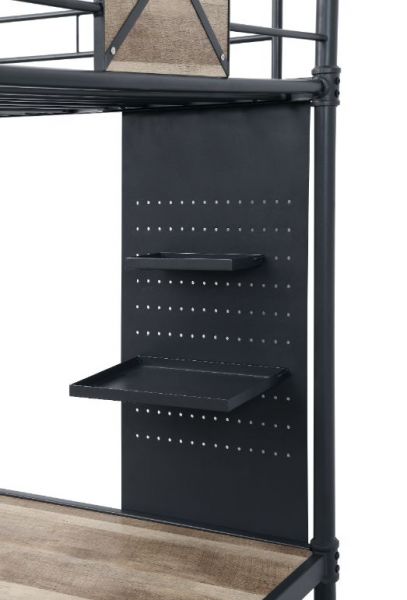 Acme Furniture - Cordelia Twin Loft Bed in Dark Bronze Hand-Brushed - 38310 - GreatFurnitureDeal