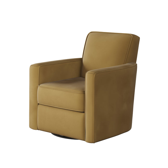 Southern Home Furnishings - Bella Harvest Swivel Glider Chair in Gold - 402G-C Bella Harvest - GreatFurnitureDeal