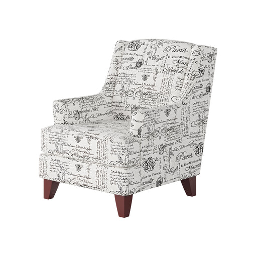Southern Home Furnishings - Francaise Ebony Accent Chair in Multi - 260-C Francaise Ebony - GreatFurnitureDeal