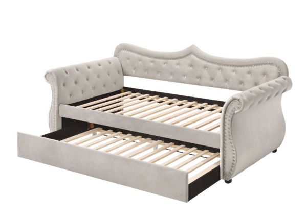 Acme Furniture - Adkins Daybed & Trundle in Beige - 39430