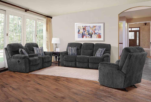 Franklin Furniture - Cabot 2 Piece Power Reclining Sofa Set in Hercules Charcoal - 71042-83-34-CHARCOAL - GreatFurnitureDeal
